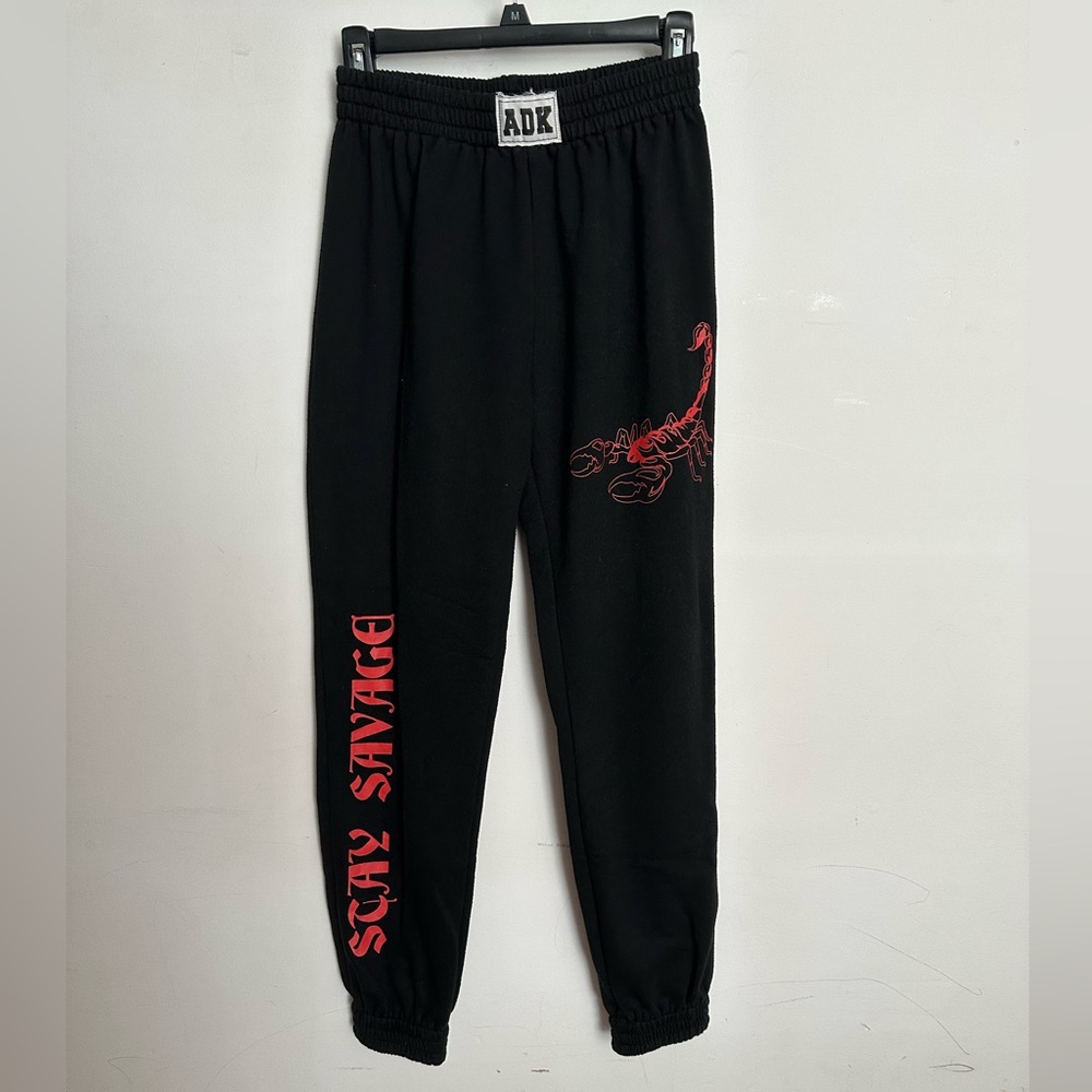 Adika Black and red sweatpants